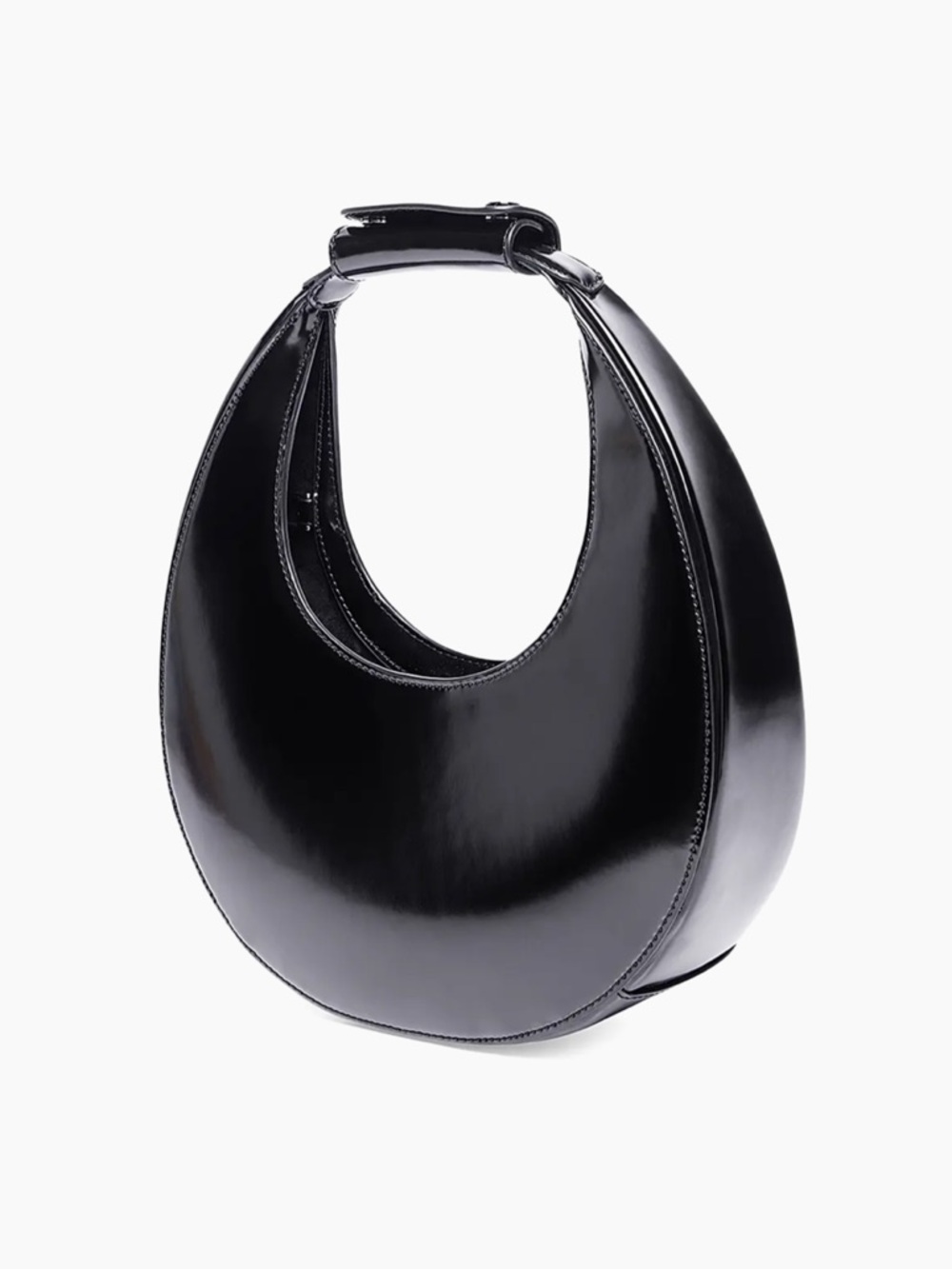 Staud Leather Mini Moon Bag
